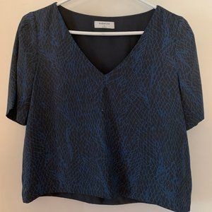 Babaton Randy Top - Grey & Blue
